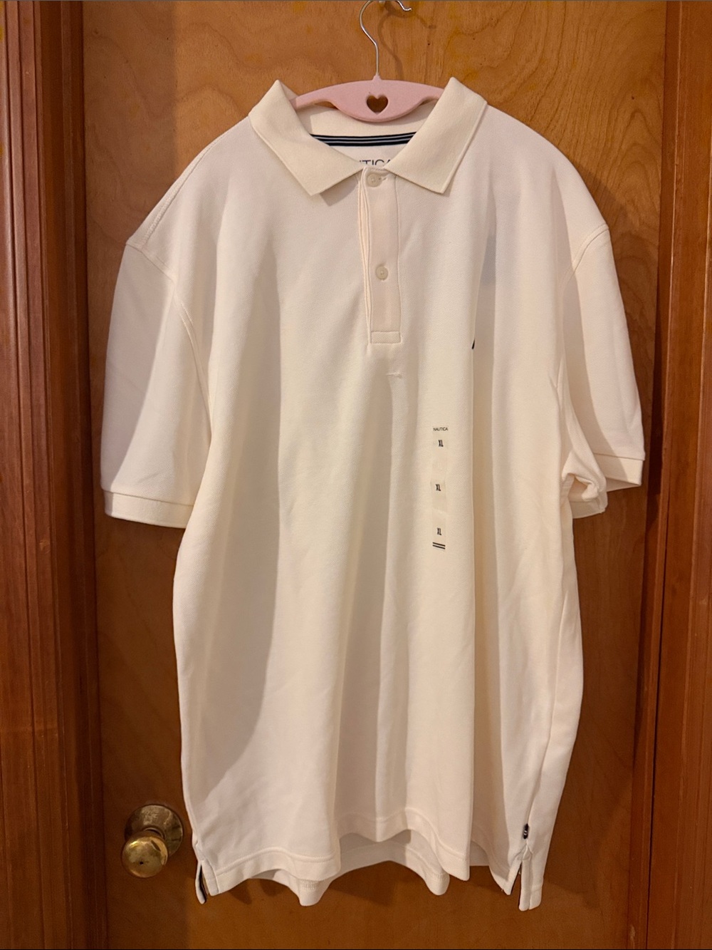 Nautica Men's Polo Shirt in Cream